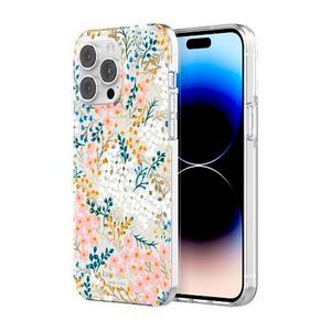 Kate Spade iPhone 15 pro clear transparent with crystals and flowers phone case